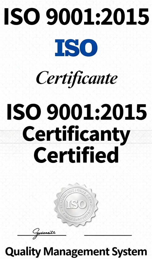 ISO 9001 Certification